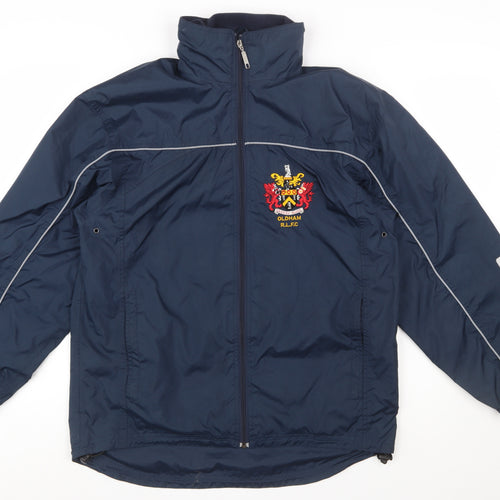 O'Neills Boys Blue 13-14 Years Windbreaker Jacket Oldham RLFC Polyester