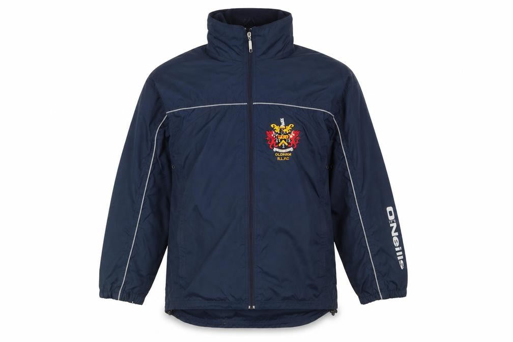 O'Neills Boys Blue 13-14 Years Windbreaker Jacket Oldham RLFC Polyester