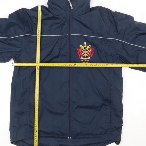 O'Neills Boys Blue 13-14 Years Windbreaker Jacket Oldham RLFC Polyester
