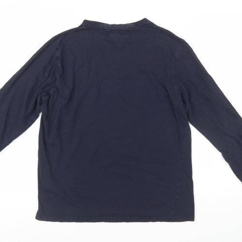Tommy Hilfiger Women’s Blue Long Sleeve Cotton T-Shirt XL
