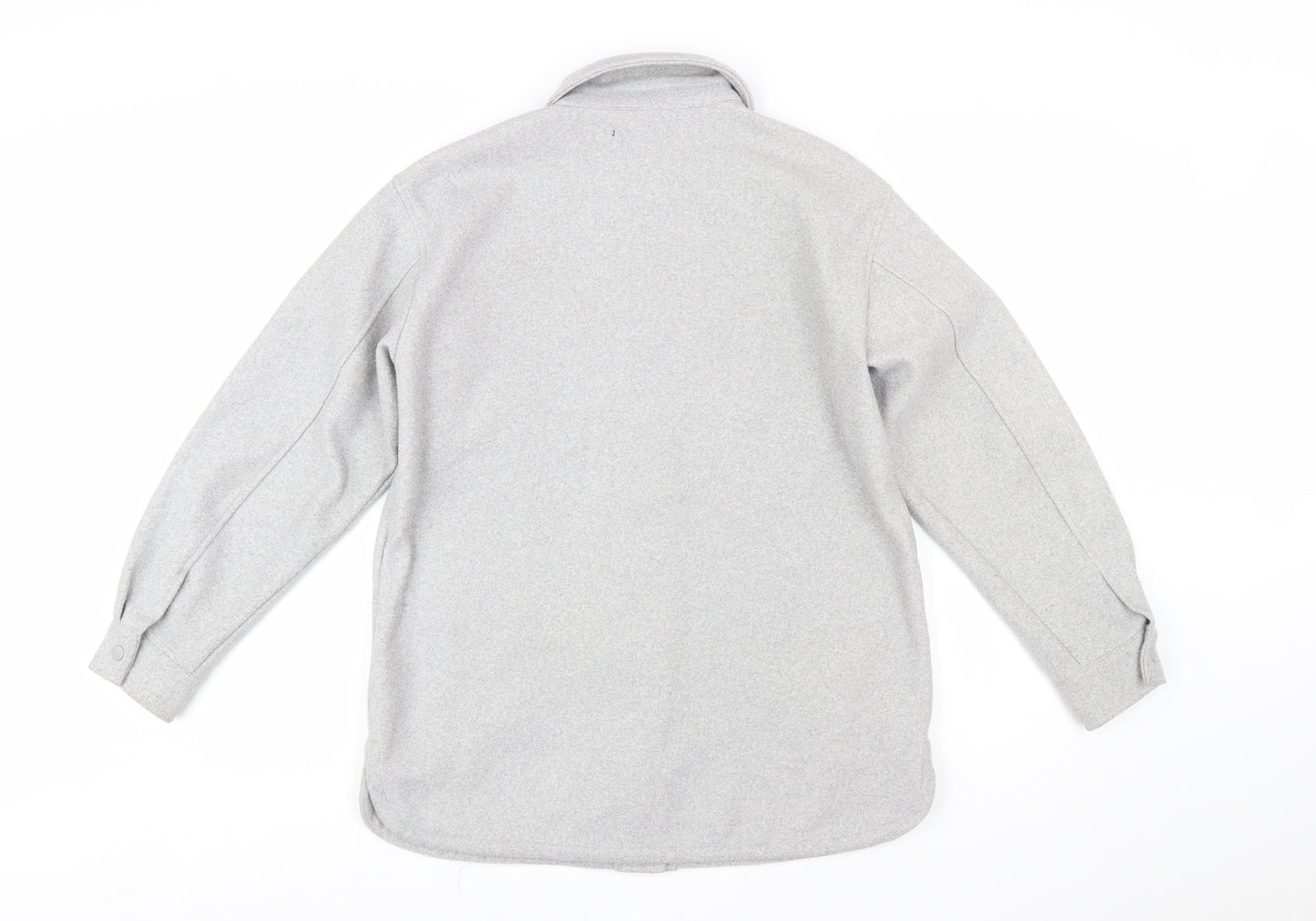 New Look Women Grey Regular Fit Shirt Jacket Size S