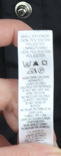 Dunnes Stores Women's Black Hooded Parka Jacket Size 14