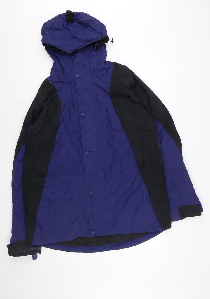 Cabela's Men's Blue Waterproof Nylon Anorak Jacket L Regular