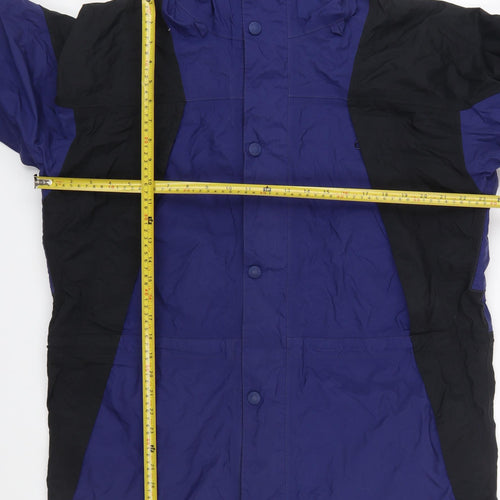 Cabela's Men's Blue Waterproof Nylon Anorak Jacket L Regular