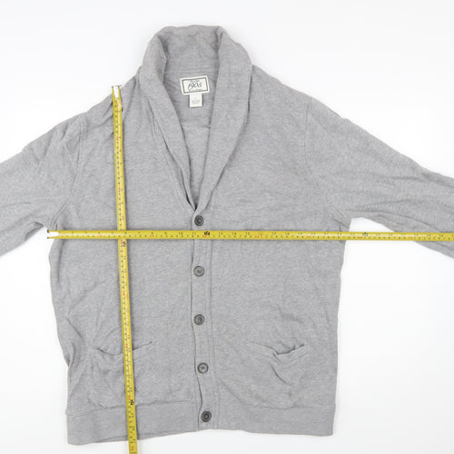Jos. A. Bank Men's Grey Cotton Button Cardigan L