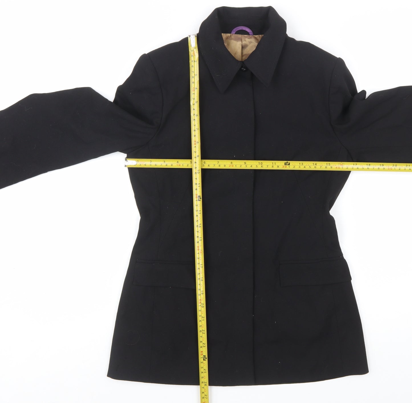 Next Women’s Black Tailored Blazer UK 8 Classic Fit Work Jacket