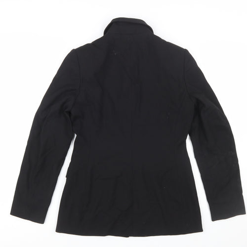 Next Women’s Black Tailored Blazer UK 8 Classic Fit Work Jacket
