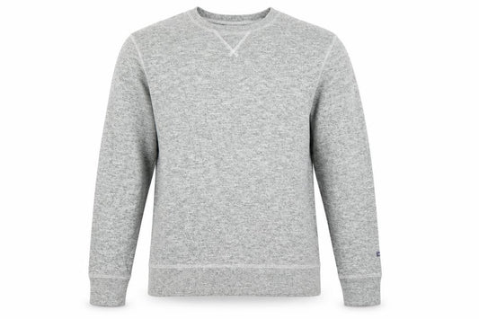 Front view of The North Face Men's Grey Cotton Pullover Sweatshirt, size M