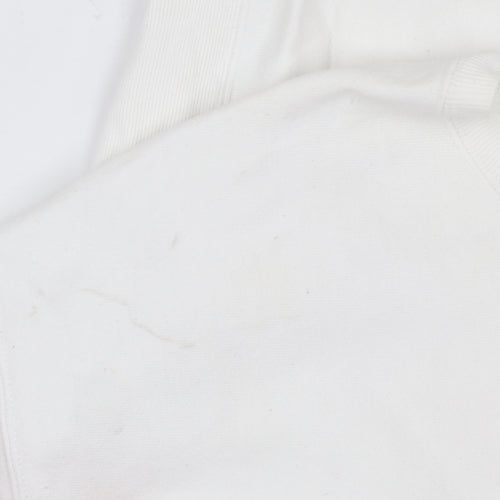 Champion Women White Large Reverse Weave Pullover Sweatshirt