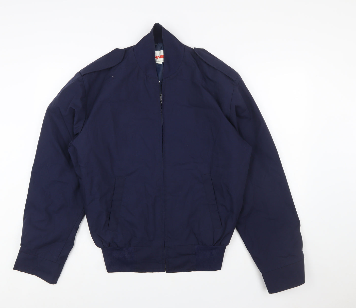 CANEX Men's Blue Bomber Jacket Size 42 Regular Cotton Blend