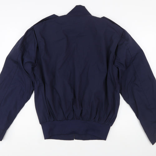 CANEX Men's Blue Bomber Jacket Size 42 Regular Cotton Blend