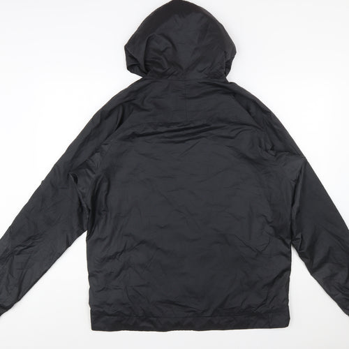Nike Men's Black Dri-FIT Windbreaker Hooded Jacket Size L