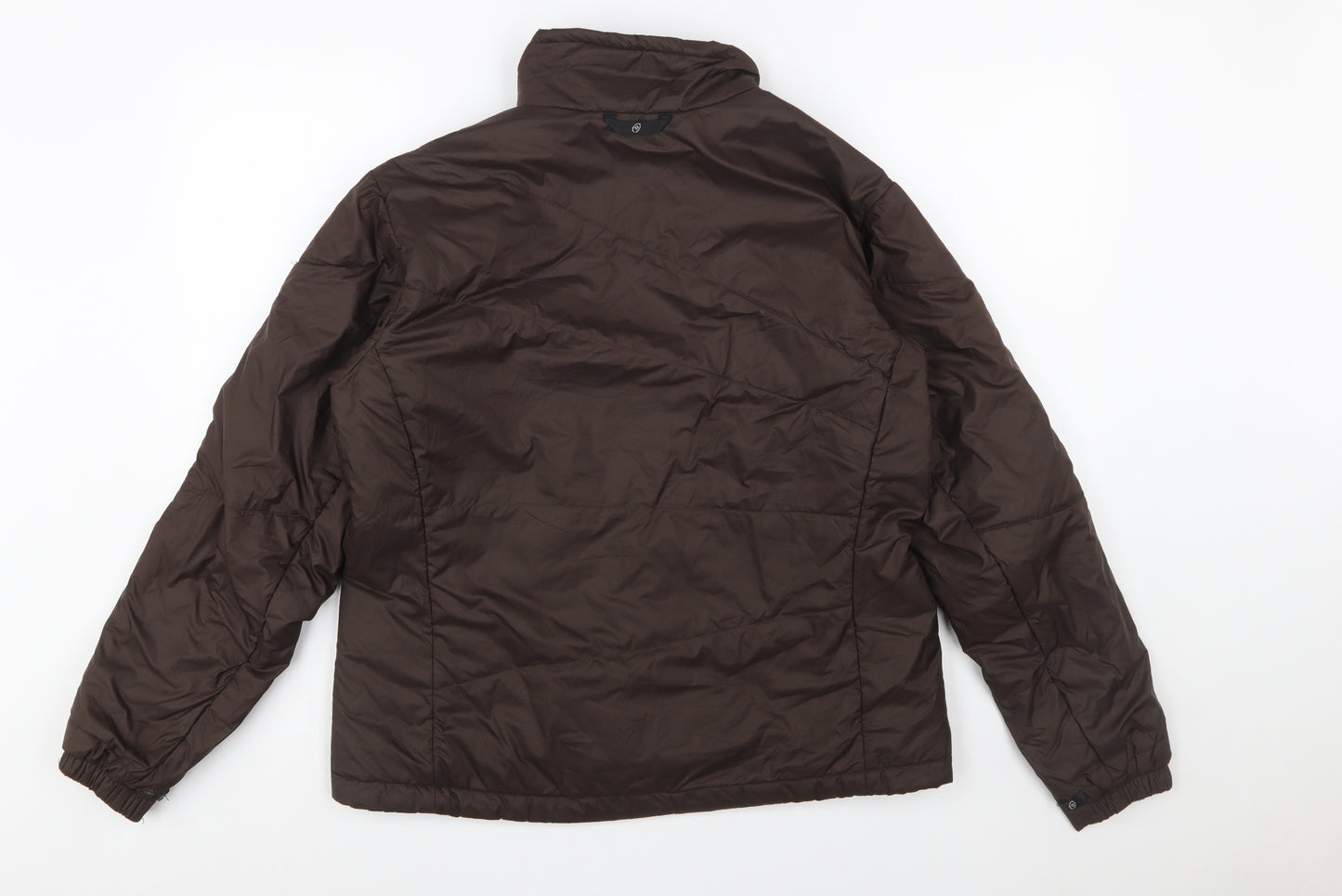 Columbia Women Brown Puffer Jacket L Insulated Winter Coat