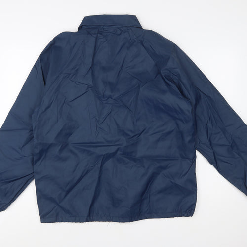 Cardinal Men's Blue Nylon Windbreaker Jacket Size M Lightweight