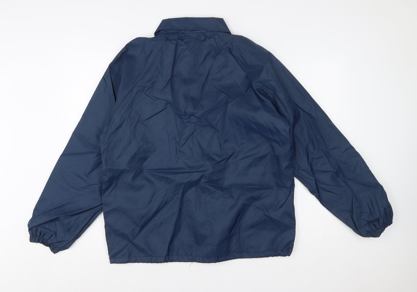 Cardinal Men's Blue Nylon Windbreaker Jacket Size M Lightweight