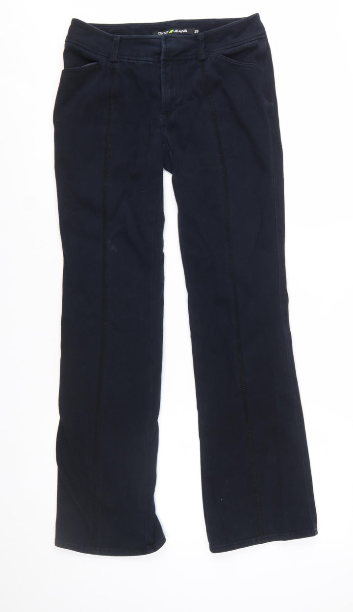 DKNY Women’s Black Slim Straight Stretch Jeans Size 28