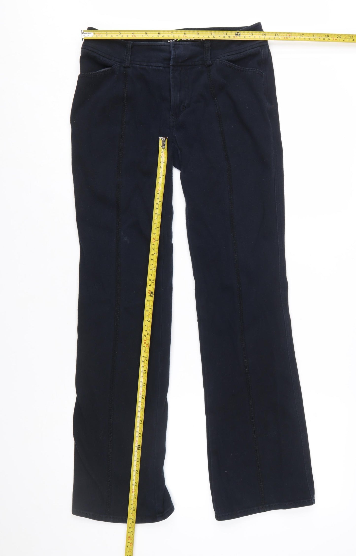 DKNY Women’s Black Slim Straight Stretch Jeans Size 28