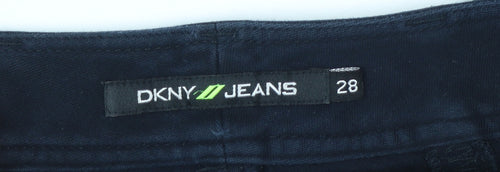 DKNY Women’s Black Slim Straight Stretch Jeans Size 28