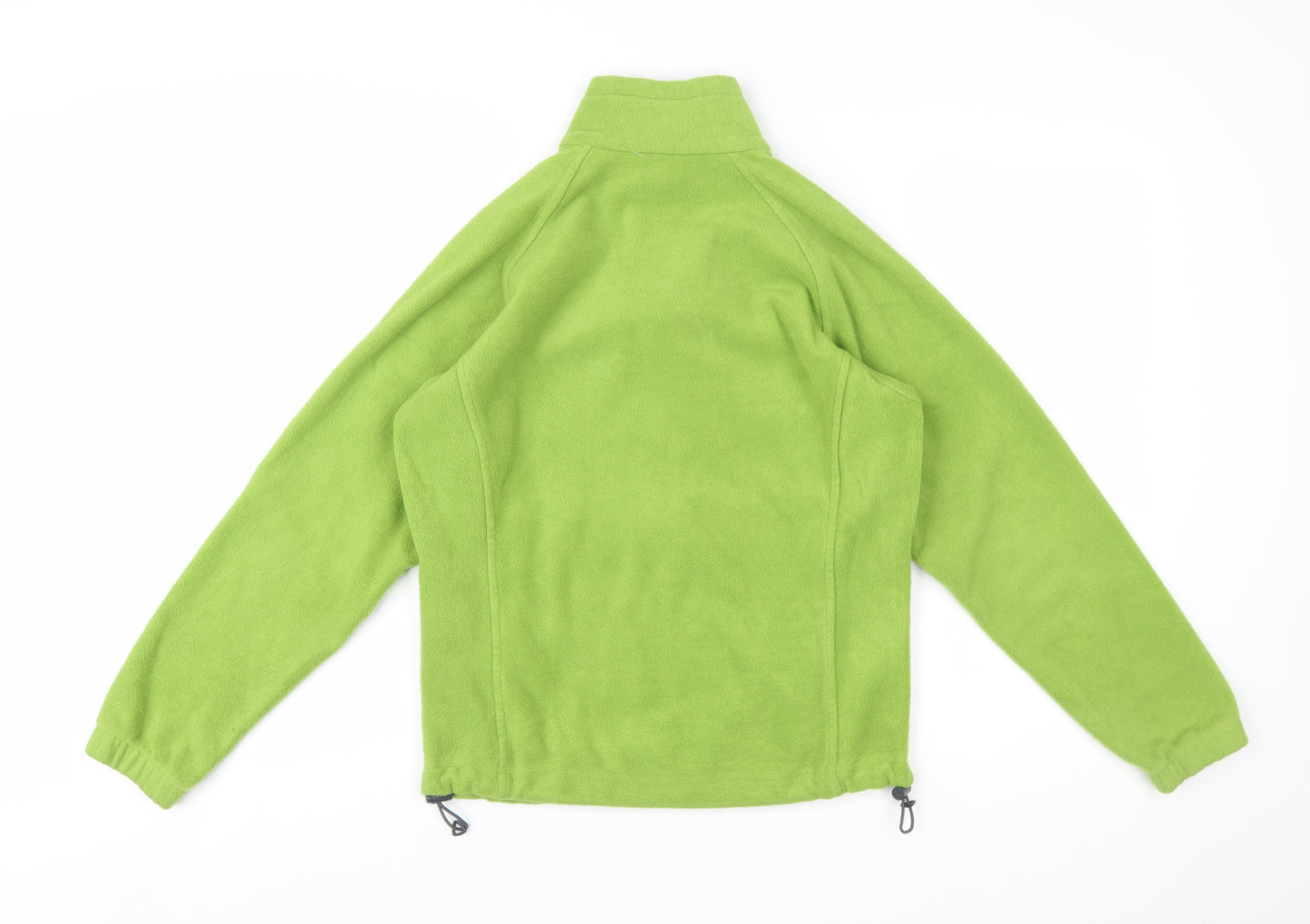 Columbia Women Green Fleece Full Zip Jacket Size S Outdoor