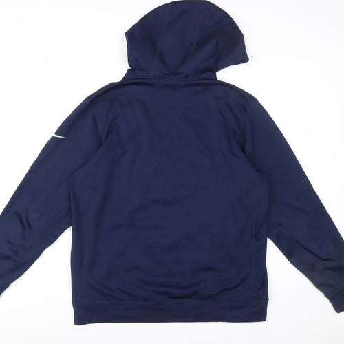 Nike Men's Blue Therma-Fit Super Bowl XLIX Pullover Hoodie Size M