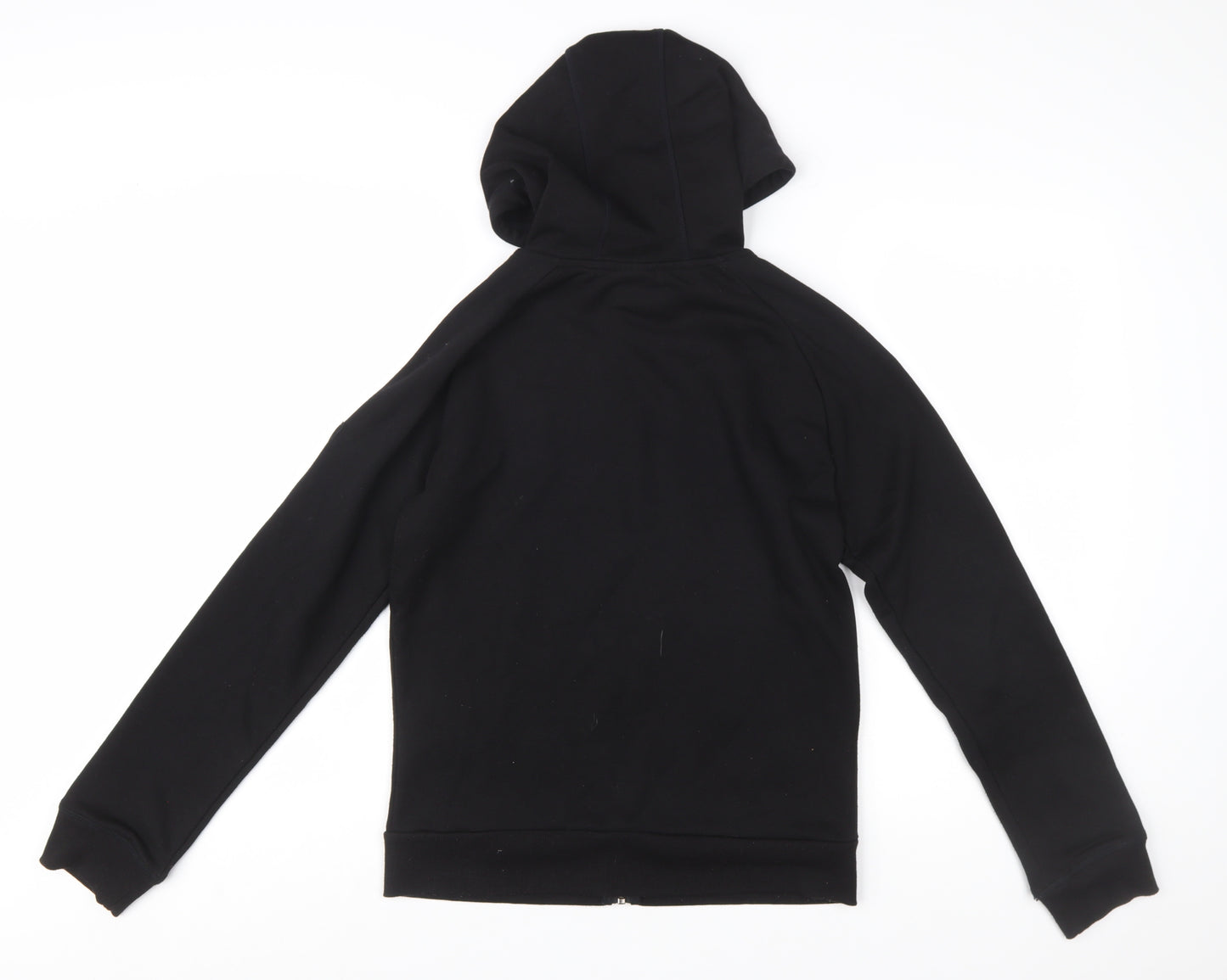 Trespass Womens Black Full Zip Hoodie UK 10 Polyester Blend