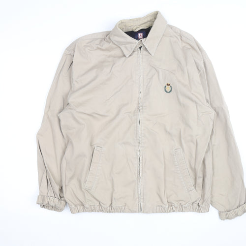 Chaps Ralph Lauren Men's Beige Cotton Mid-Length Jacket M
