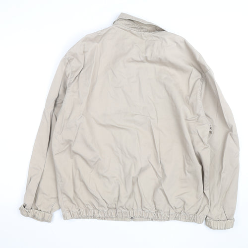 Chaps Ralph Lauren Men's Beige Cotton Mid-Length Jacket M