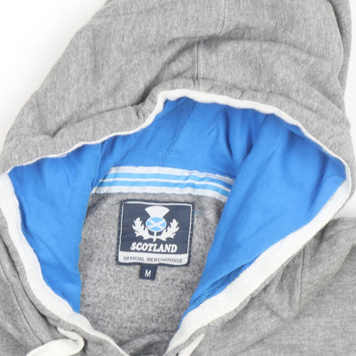 Scotland Official Merchandise Men's Grey Pullover Hoodie Medium