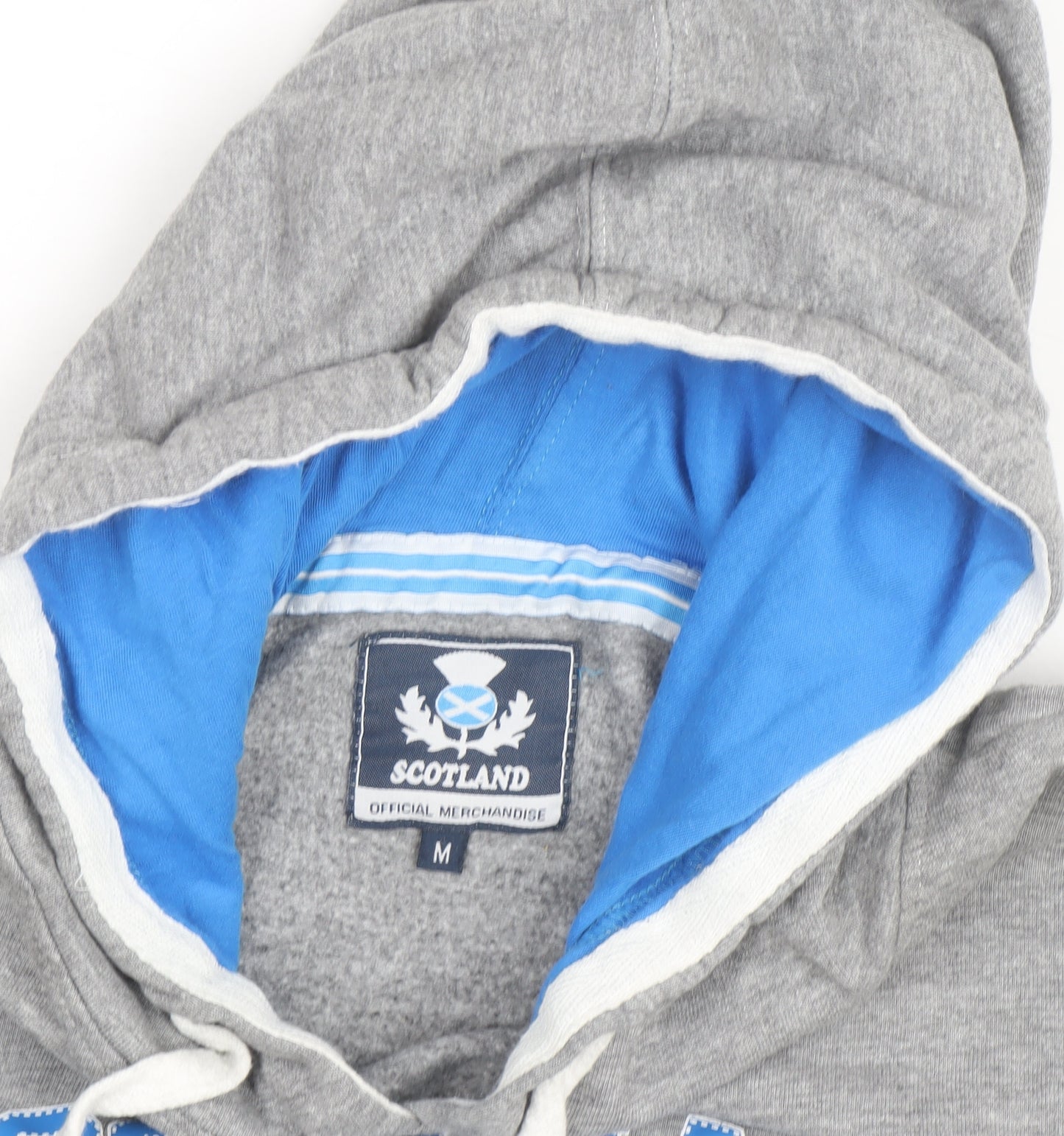 Scotland Official Merchandise Men's Grey Pullover Hoodie Medium