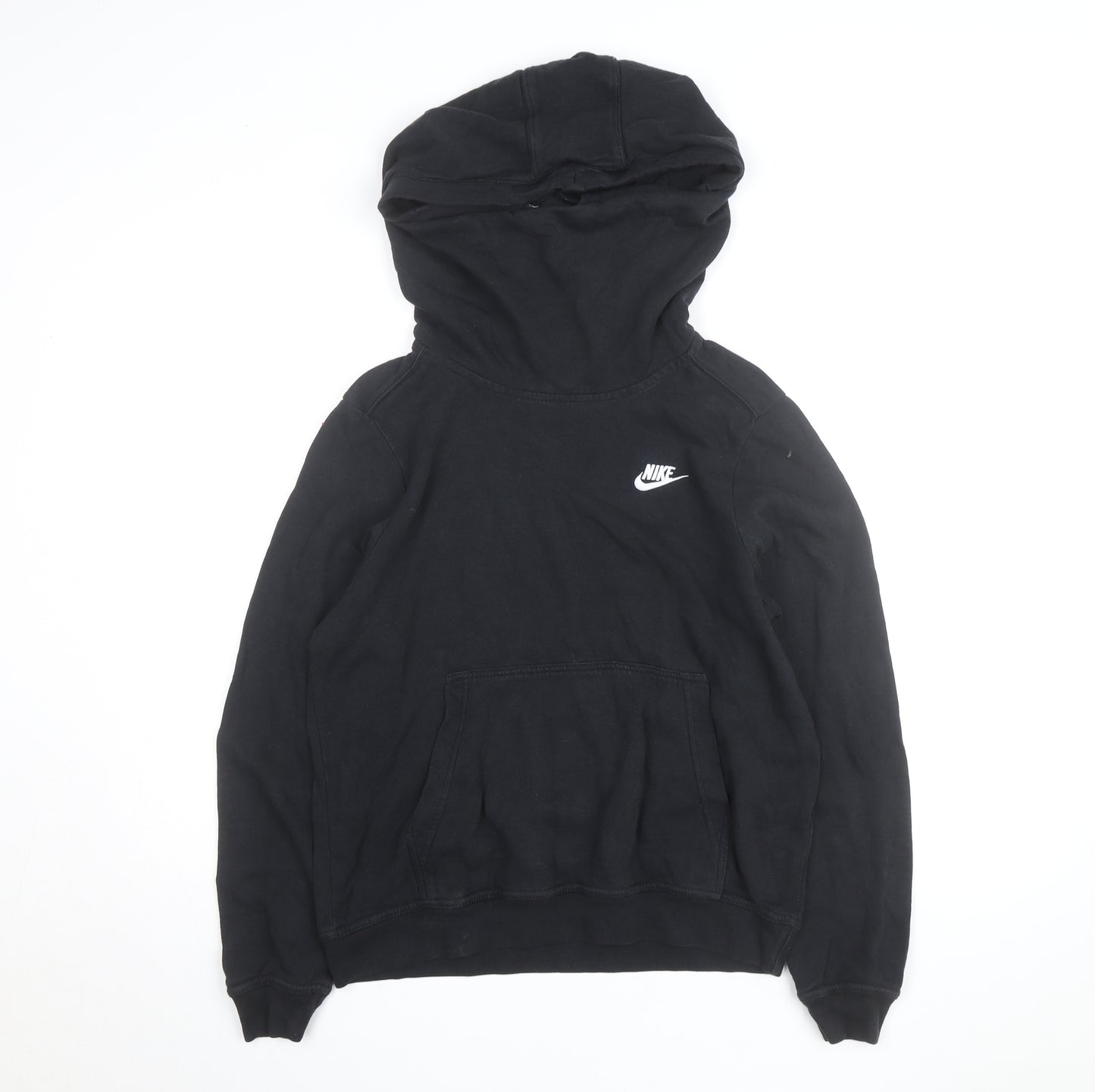 Nike Men Black Pullover Hoodie Medium Fleece Sportswear
