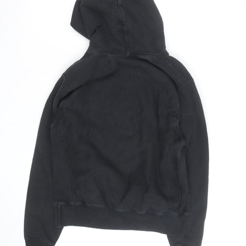 Champion Men's Black Small Pullover Hoodie Fleece Sweatshirt