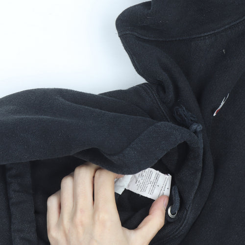 Champion Men's Black Small Pullover Hoodie Fleece Sweatshirt