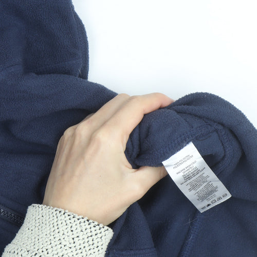Tommy Hilfiger Men's Blue Full Zip Fleece Hoodie Size M