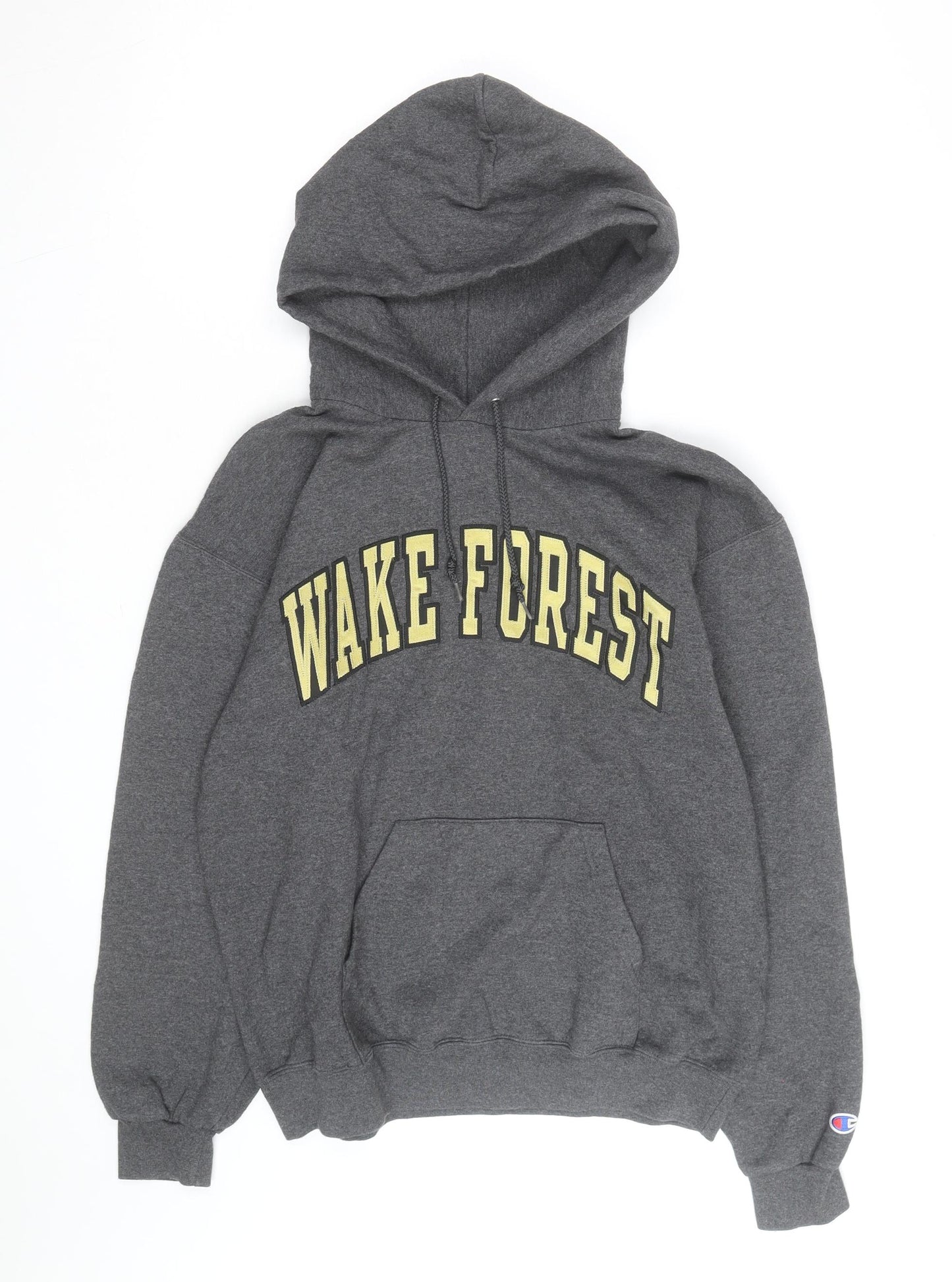Champion Men's Grey Wake Forest Pullover Hoodie Size M