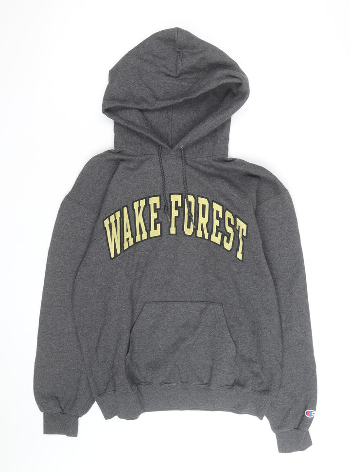 Champion Men's Grey Wake Forest Pullover Hoodie Size M