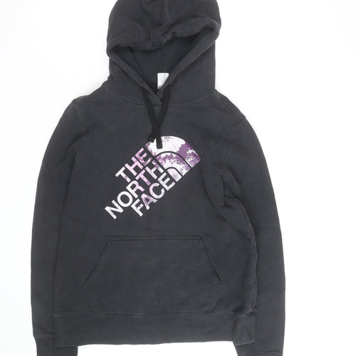 The North Face Women's Black Pullover Hoodie Size M Graphic Logo