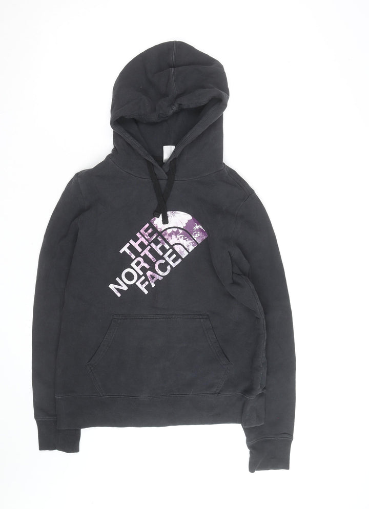 The North Face Women's Black Pullover Hoodie Size M Graphic Logo