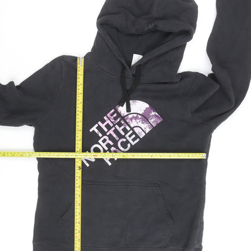 The North Face Women's Black Pullover Hoodie Size M Graphic Logo