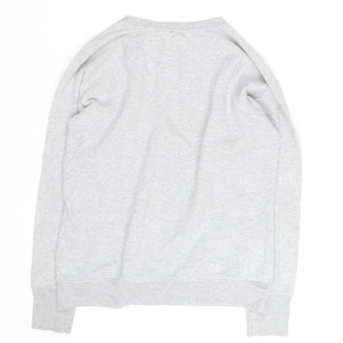 Champion Men's Grey Logo Pullover Sweatshirt Size L