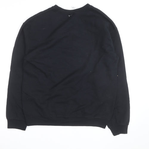 Gildan Mens Black Medium Pullover Sweatshirt Winter Is Coming Graphic