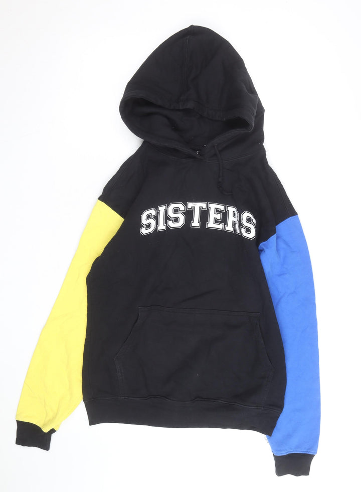 Sisters by Safety Pin Unisex Multicoloured Pullover Hoodie Small
