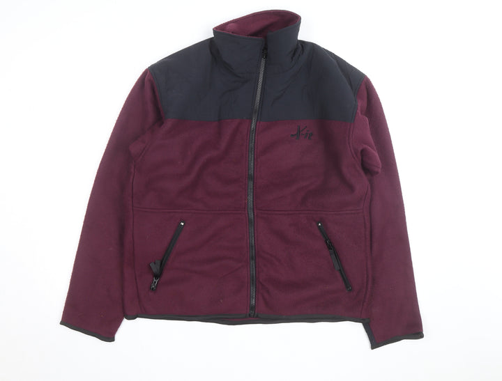 X-it Outdoors Men’s Red Fleece Full Zip Jacket Size L