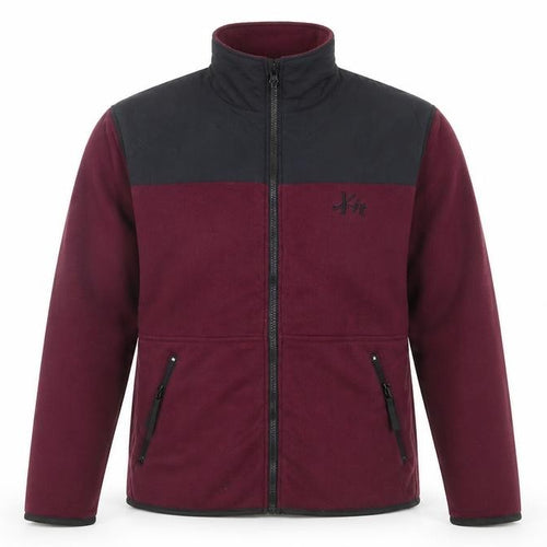 X-it Outdoors Men’s Red Fleece Full Zip Jacket Size L
