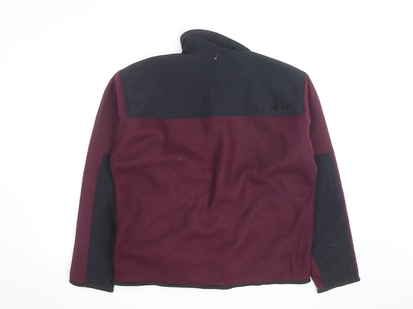 X-it Outdoors Men’s Red Fleece Full Zip Jacket Size L