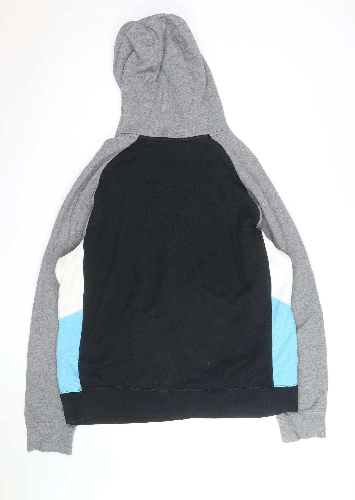Nike Men's Black Grey XL Pullover Hoodie Graphic Sportswear