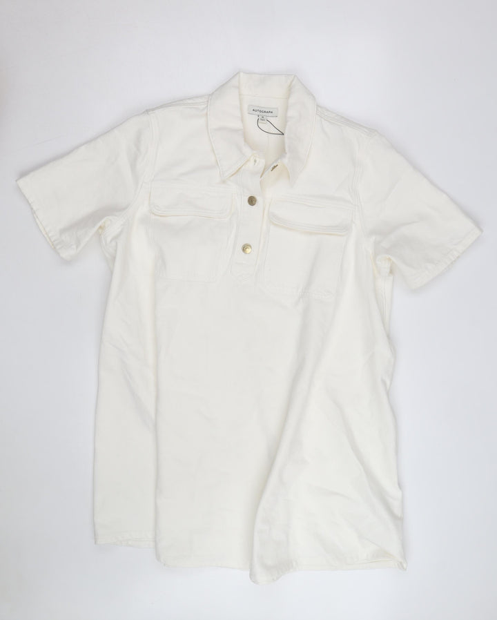 Marks and Spencer Women’s Ivory Size 18 Shirt Dress