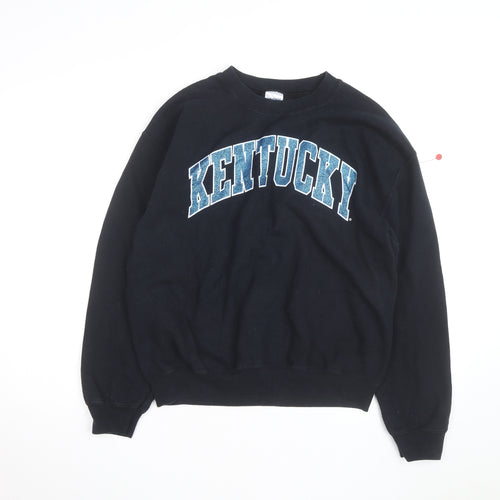 Gildan Men's Black Kentucky Pullover Crew Neck Sweatshirt Size M