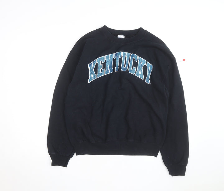 Gildan Men's Black Kentucky Pullover Crew Neck Sweatshirt Size M