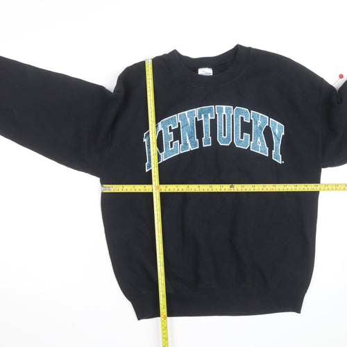 Gildan Men's Black Kentucky Pullover Crew Neck Sweatshirt Size M