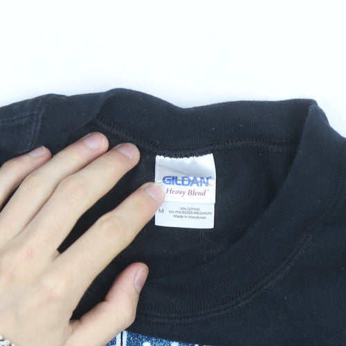 Gildan Men's Black Kentucky Pullover Crew Neck Sweatshirt Size M